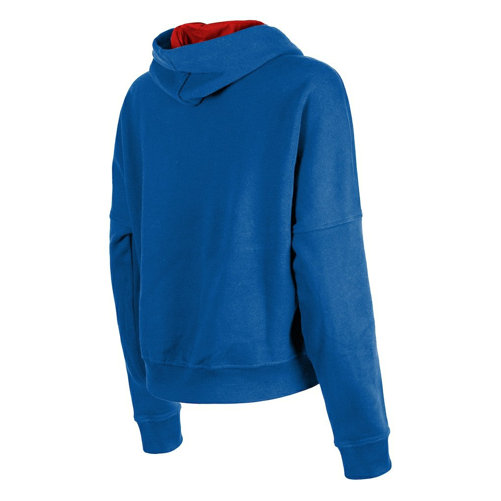 NFL New England Patriots Women's Throwback Boxy Pullover Hoodie
