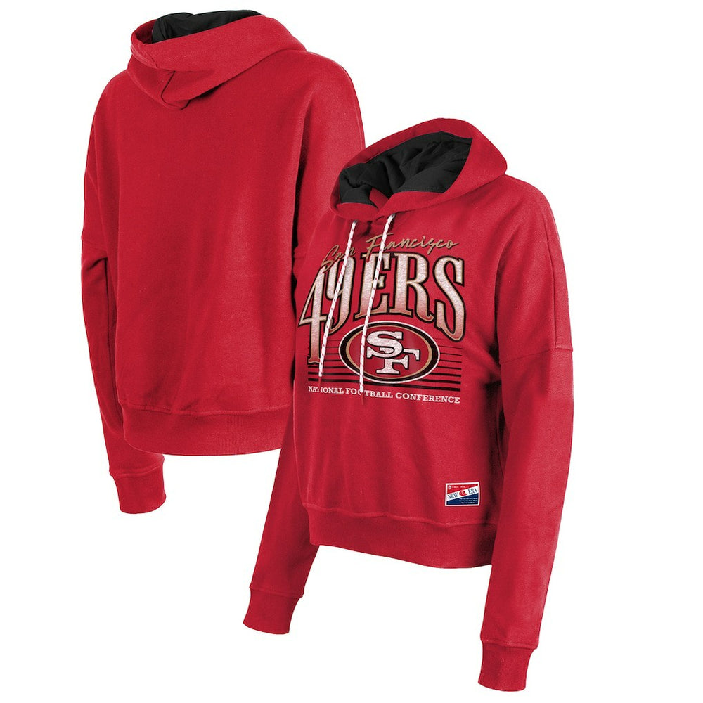 NFL San Francisco 49ers Women's Boxy Pullover Hoodie