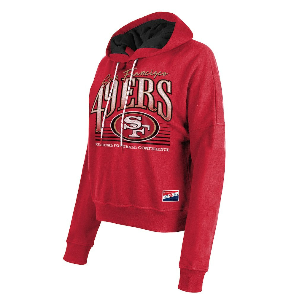 NFL San Francisco 49ers Women's Boxy Pullover Hoodie