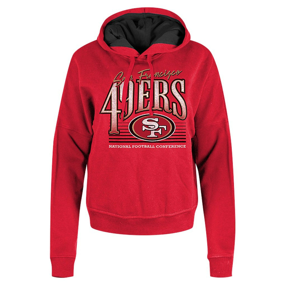 NFL San Francisco 49ers Women's Boxy Pullover Hoodie