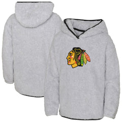 Chicago Blackhawks Girls Youth Ultimate Teddy Fleece Pullover Hoodie