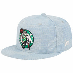Boston Celtics Injection Denim Patchwork 9FIFTY Snapback Hat - Denim | New Era on sale