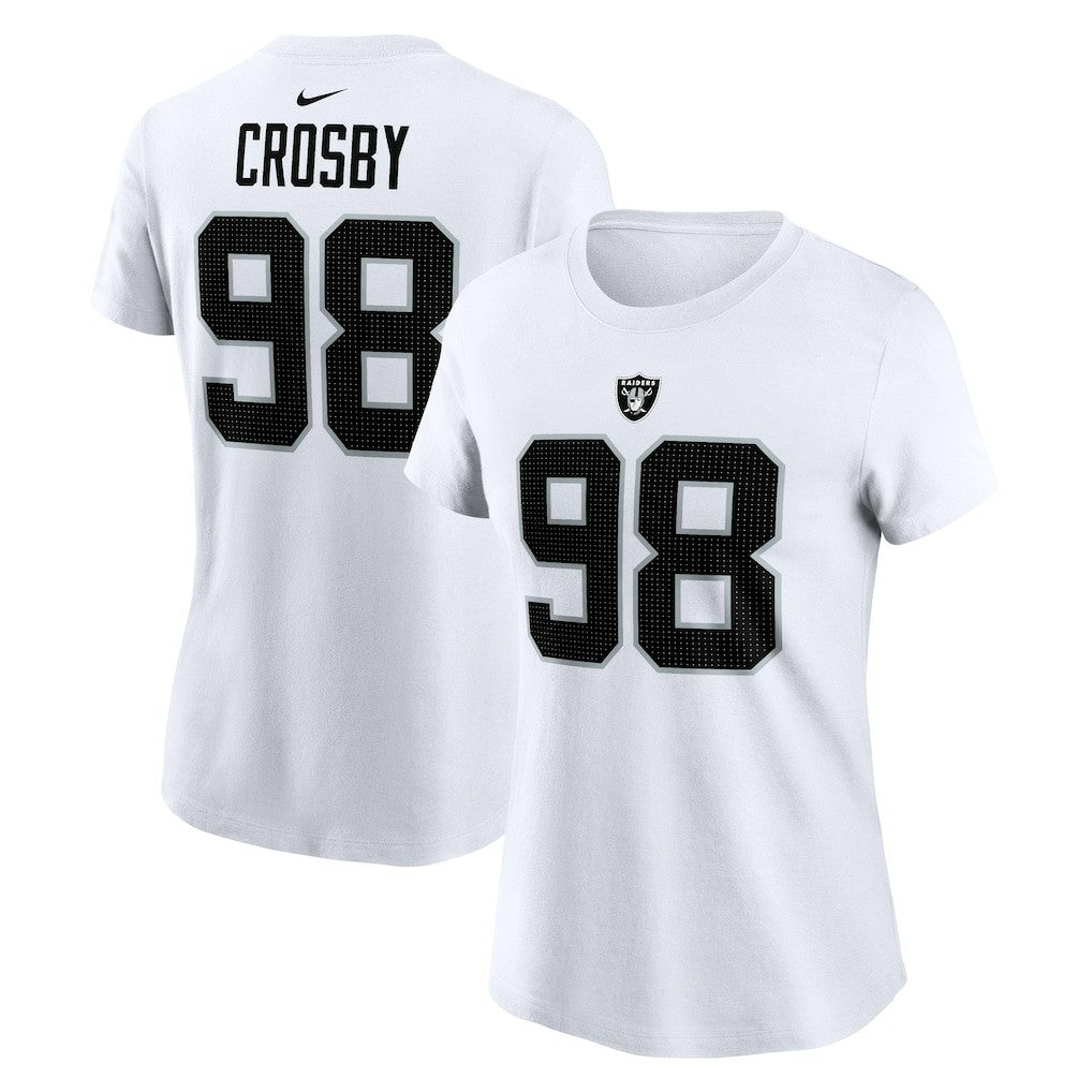 NFL Las Vegas Raiders Maxx Crosby  Women's Player Name & Number T-Shirt