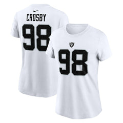 NFL Las Vegas Raiders Maxx Crosby  Women's Player Name & Number T-Shirt