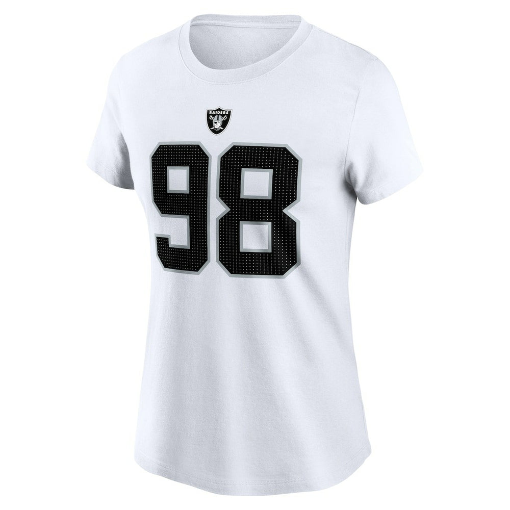 NFL Las Vegas Raiders Maxx Crosby  Women's Player Name & Number T-Shirt