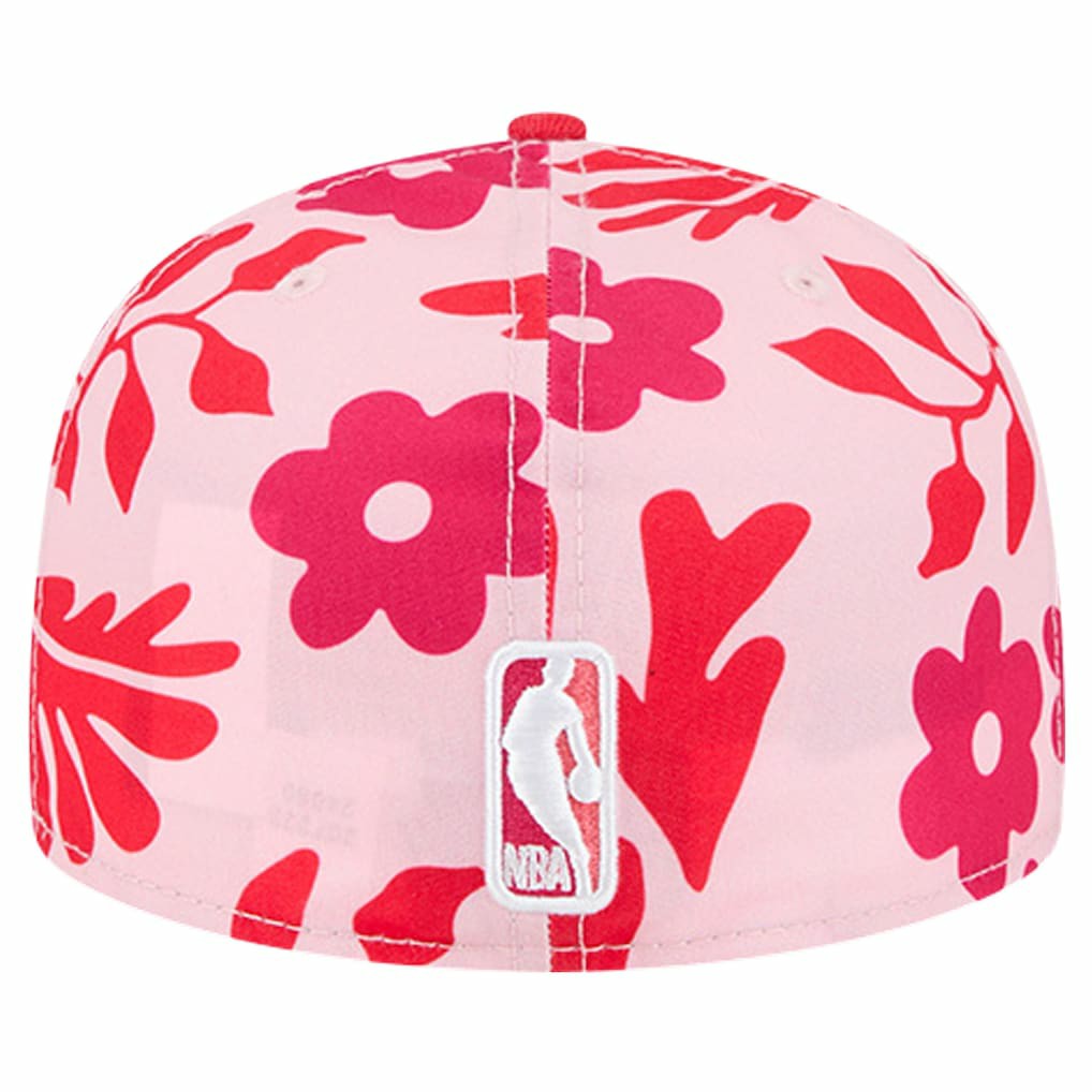 Atlanta Hawks Palm Fronds 2-Tone 59FIFTY Fitted Hat - Red | New Era cheap