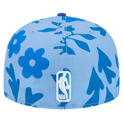 New York Knicks Palm Fronds 2-Tone 59FIFTY Fitted Hat - Blue | New Era outlet