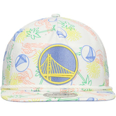 Golden State Warriors Palm Trees and Waves Golfer Adjustable Hat sale - White | New Era sale