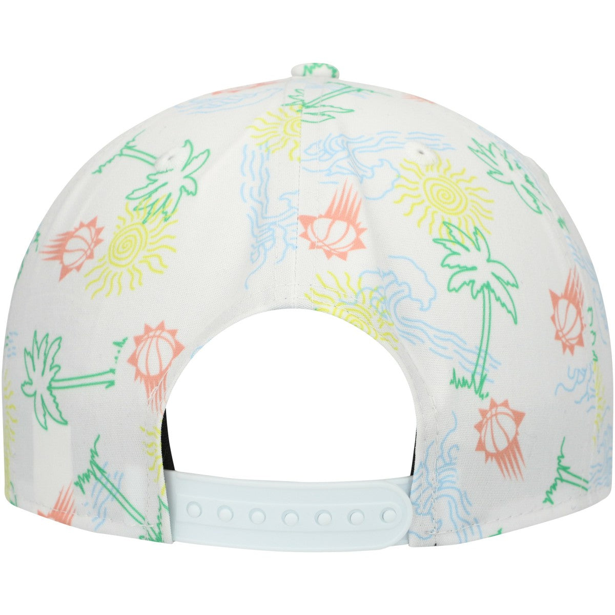 Phoenix Suns Palm Trees and Waves Golfer Adjustable Hat - White | New Era sale