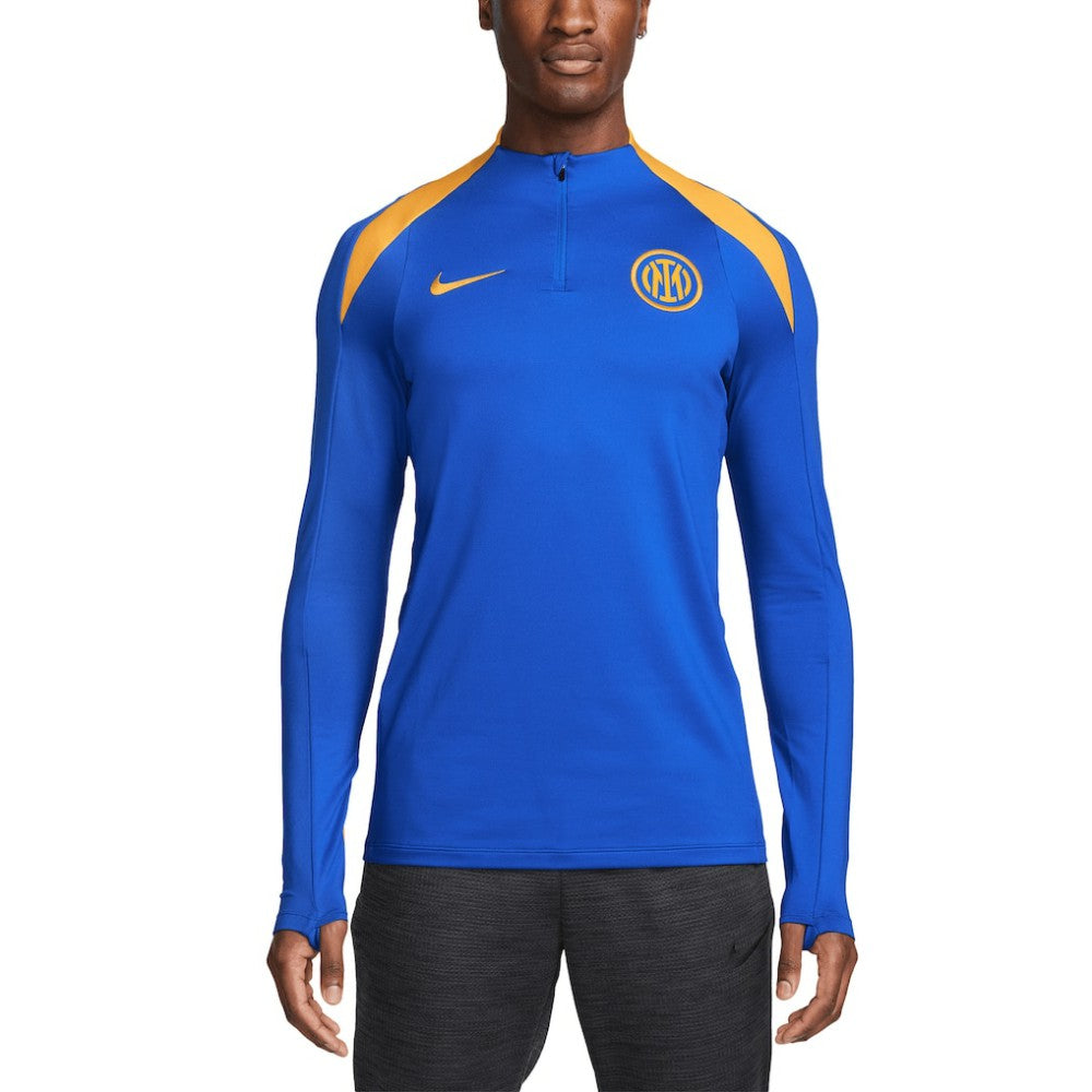Inter Milan 2024/25 Third Strike Drill Performance Quarter-Zip Pullover Top / Soccer Discount
