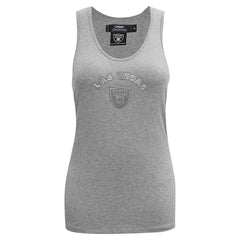 NFL Las Vegas Raiders Pro Standard Women's Triple Tonal Racerback Tank Top