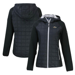 NFL Baltimore Ravens Cutter & Buck Women's Rainier Primaloft Eco Full-Zip Hybrid Jacket