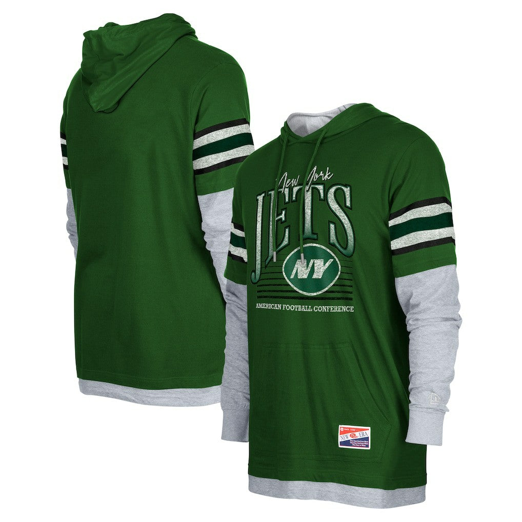 NFL New York Jets Twofer Long Sleeve Hooded T-Shirt