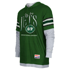 NFL New York Jets Twofer Long Sleeve Hooded T-Shirt