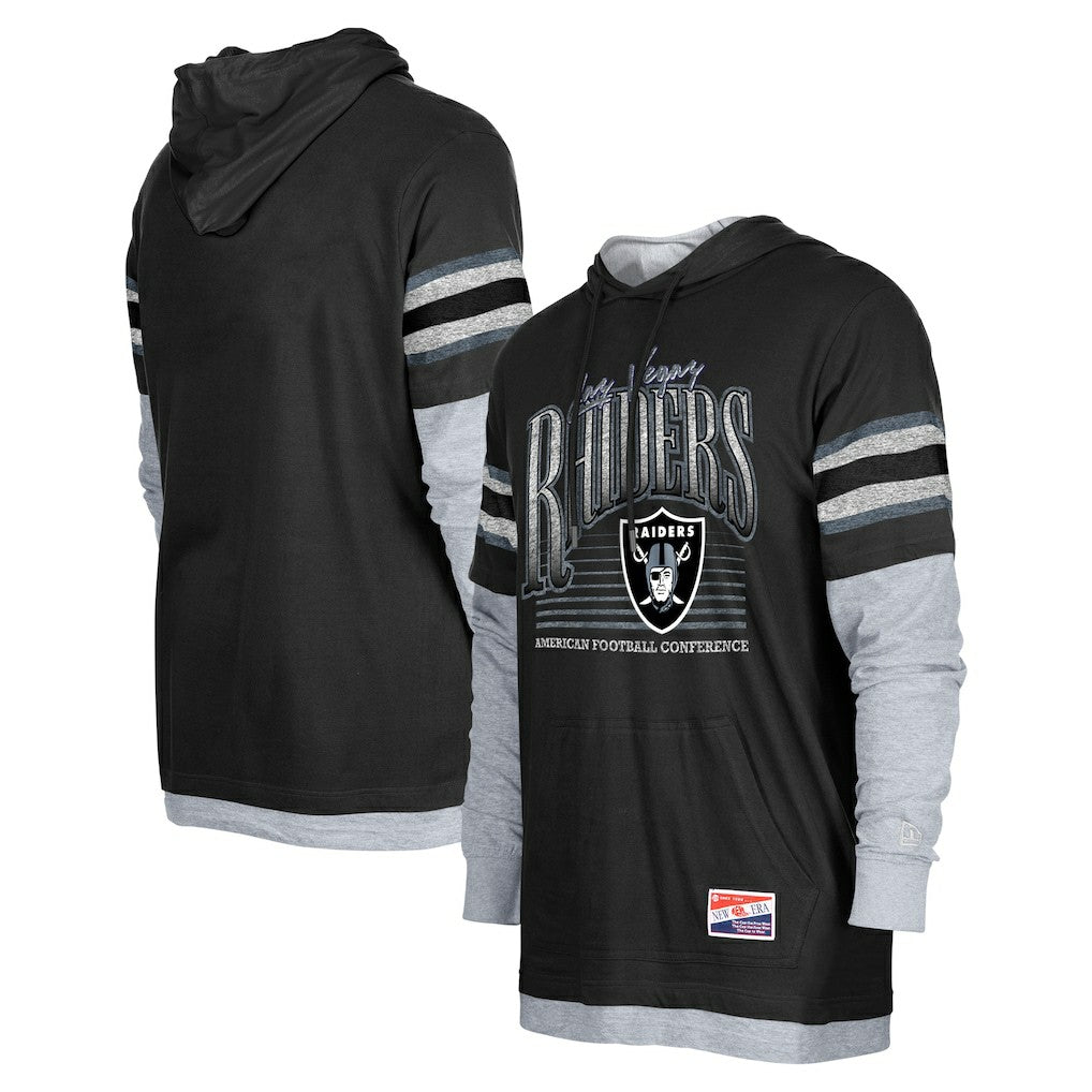 NFL Las Vegas Raiders Twofer Long Sleeve Hooded T-Shirt