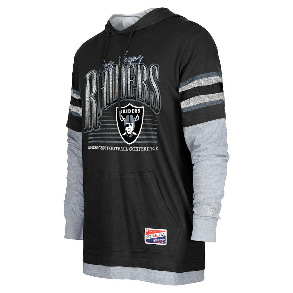 NFL Las Vegas Raiders Twofer Long Sleeve Hooded T-Shirt