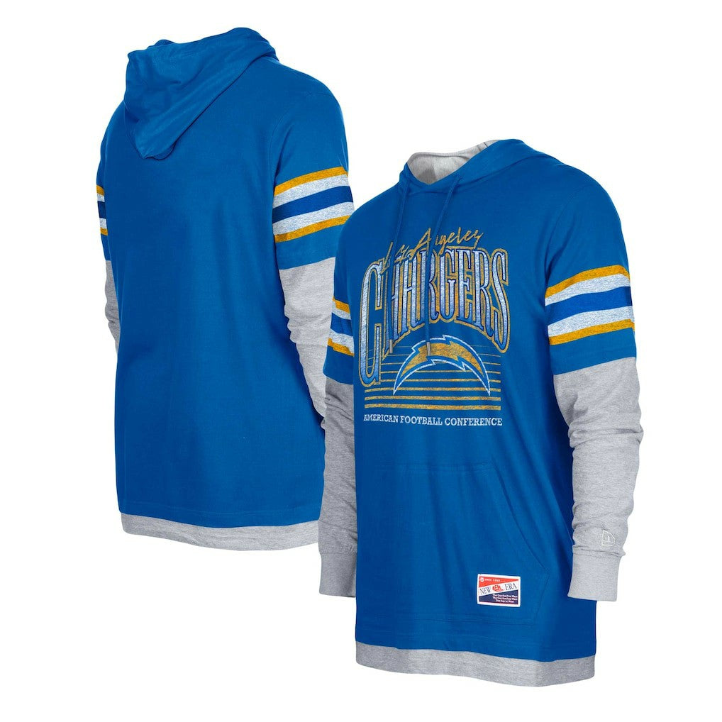 NFL Los Angeles Chargers Twofer Long Sleeve Hooded T-Shirt
