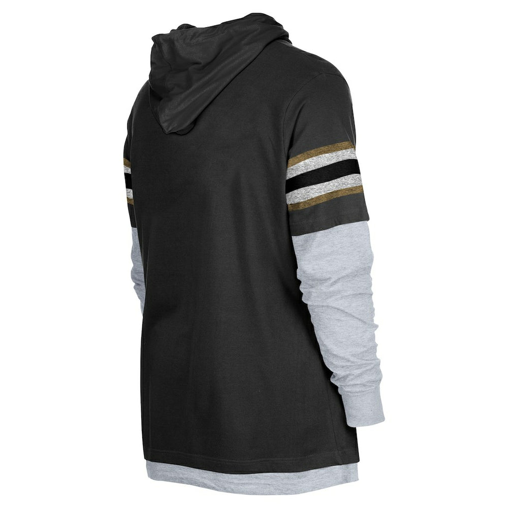 NFL New Orleans Saints Twofer Long Sleeve Hooded T-Shirt
