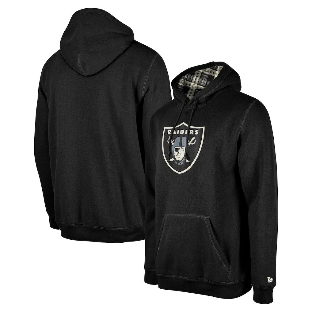 NFL Las Vegas Raiders 3rd Down Plaid Pullover Hoodie