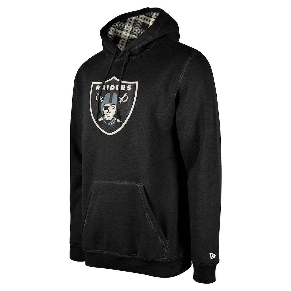 NFL Las Vegas Raiders 3rd Down Plaid Pullover Hoodie