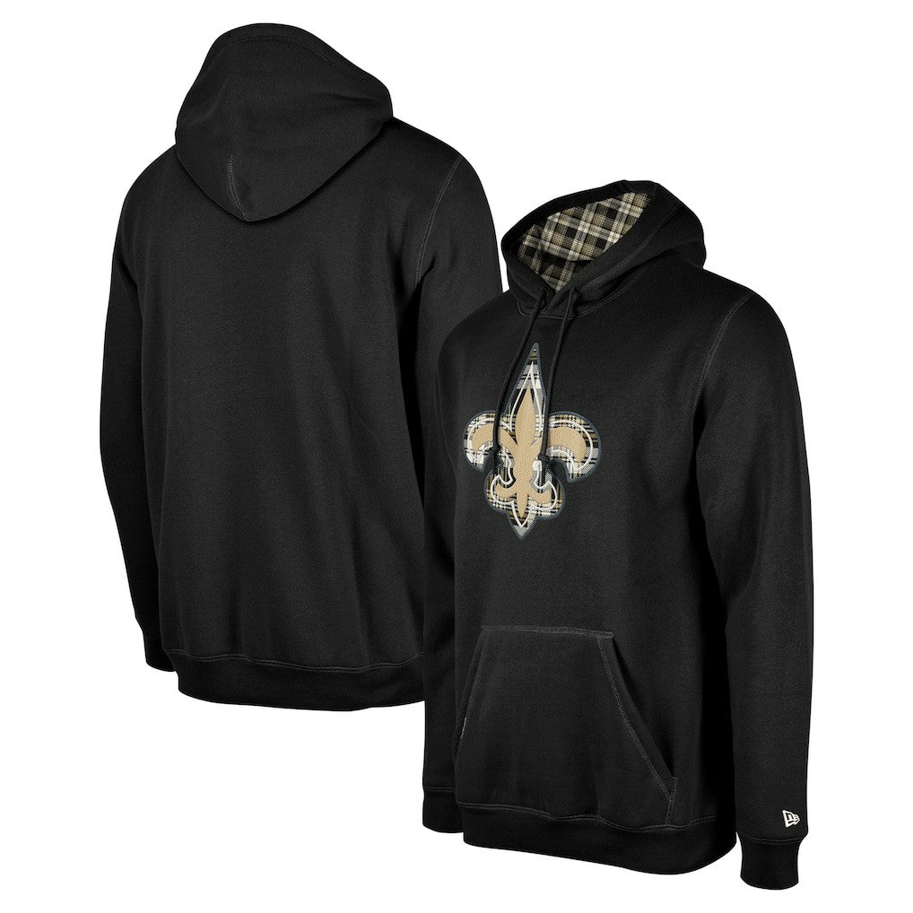 NFL New Orleans Saints 3rd Down Plaid Pullover Hoodie