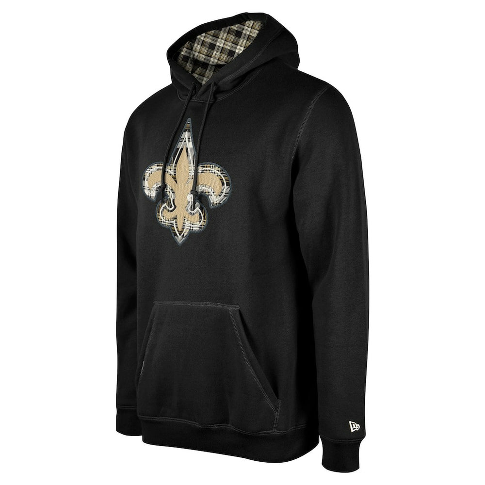 NFL New Orleans Saints 3rd Down Plaid Pullover Hoodie
