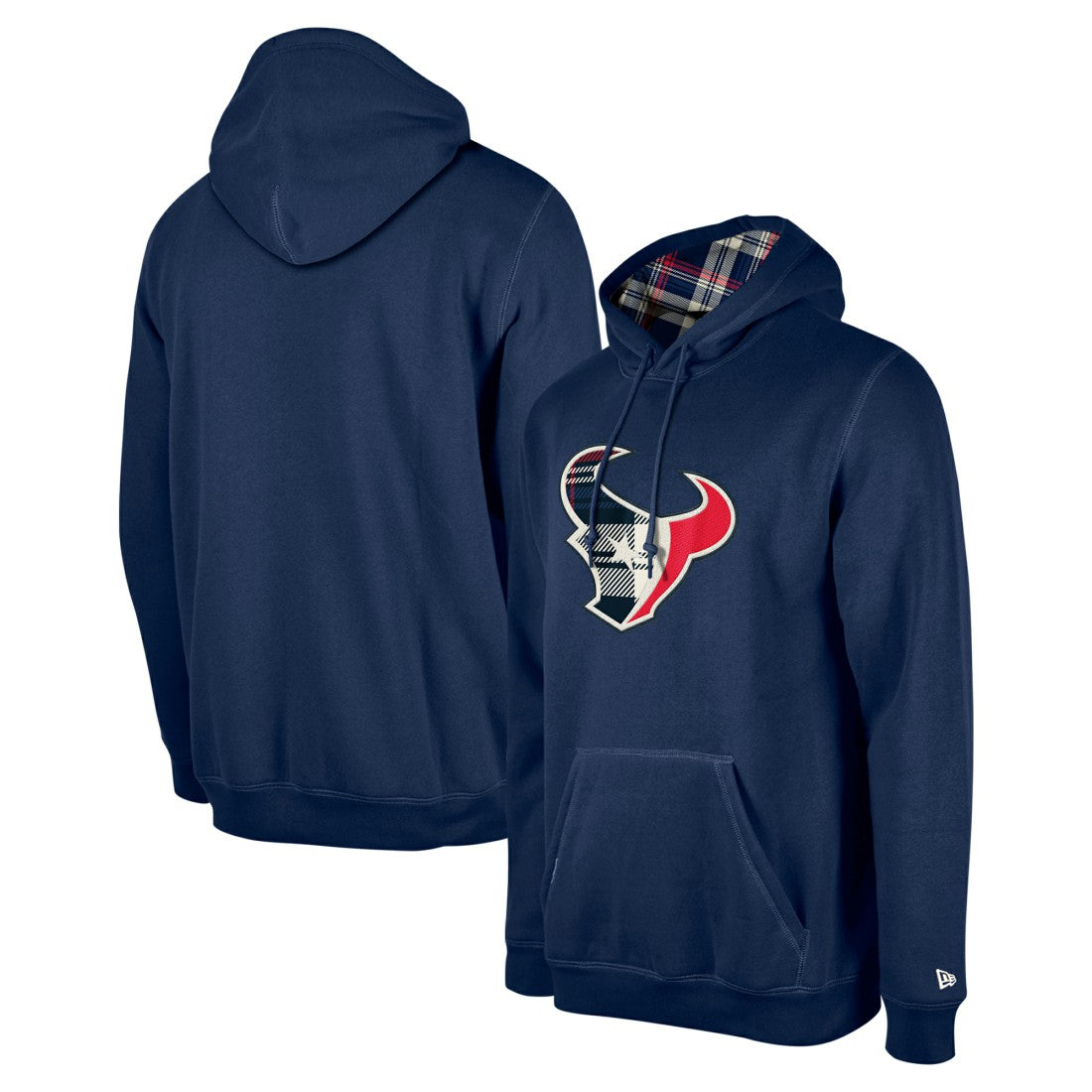 NFL Houston Texans 3rd Down Plaid Pullover Hoodie