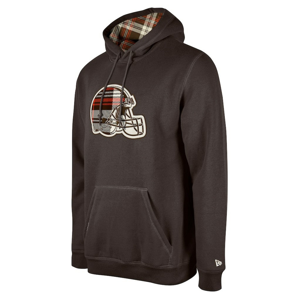 NFL Cleveland Browns 3rd Down Plaid Pullover Hoodie