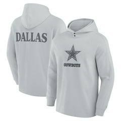 NFL Dallas Cowboys Elements Blaze Tri-Blend Long Sleeve Hoodie T-Shirt