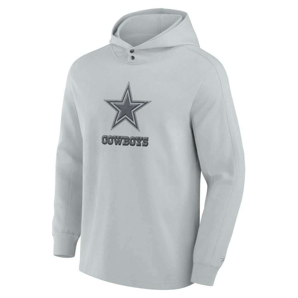 NFL Dallas Cowboys Elements Blaze Tri-Blend Long Sleeve Hoodie T-Shirt