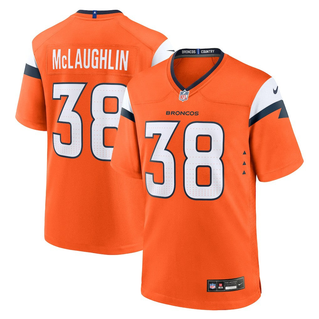 NFL Denver Broncos Jaleel McLaughlin  Team Game Jersey