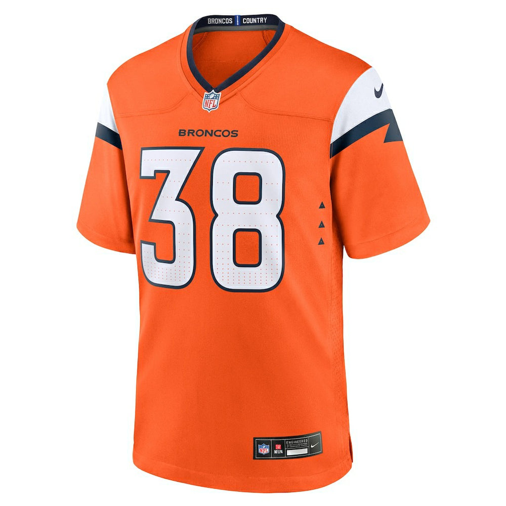 NFL Denver Broncos Jaleel McLaughlin  Team Game Jersey