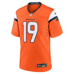 NFL Denver Broncos Marvin Mims Jr  Team Game Jersey