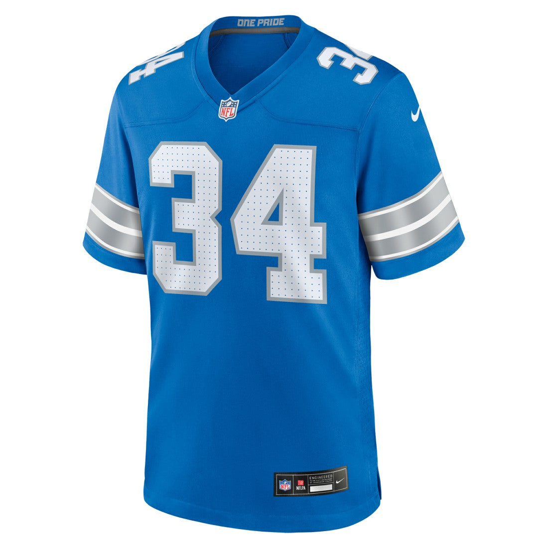 NFL Detroit Lions Alex Anzalone  Game Jersey