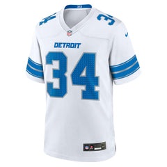 NFL Detroit Lions Alex Anzalone  White Game Jersey
