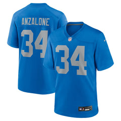 NFL Detroit Lions Alex Anzalone  Alternate Game Jersey