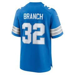 NFL Detroit Lions Brian Branch  Game Jersey