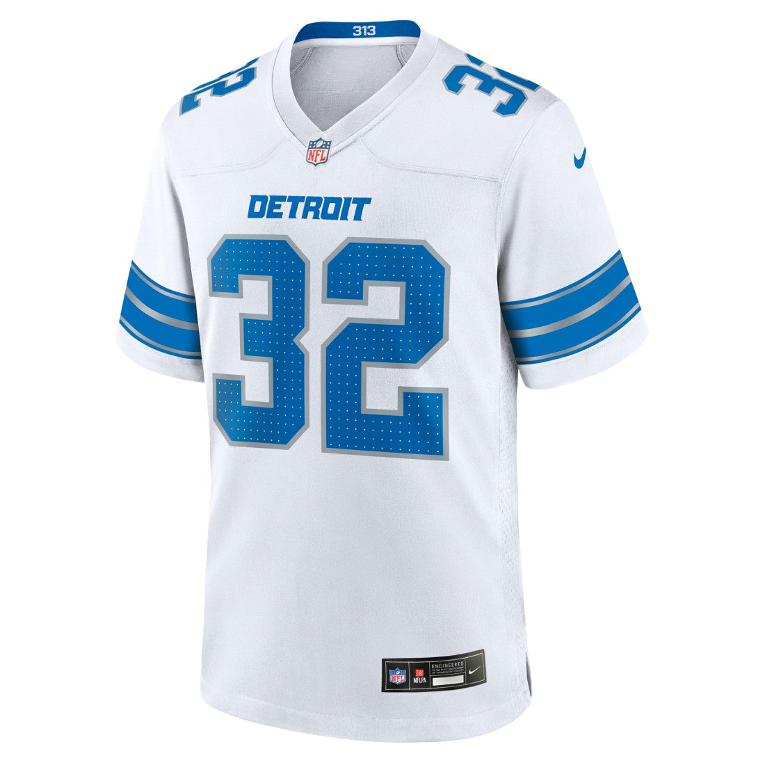 NFL Detroit Lions Brian Branch  White Game Jersey