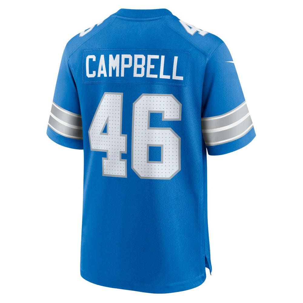 NFL Detroit Lions Jack Campbell  Game Jersey