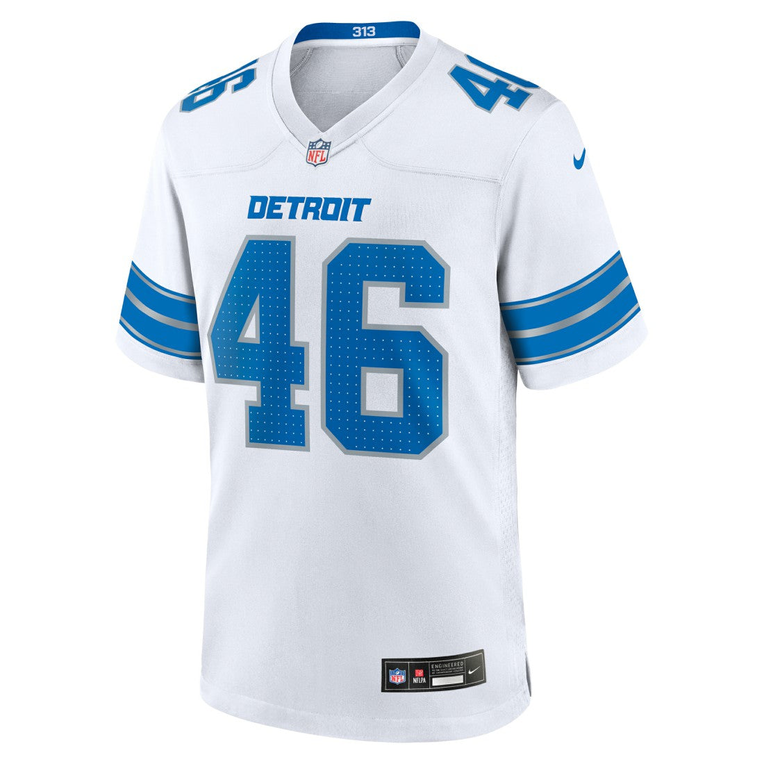 NFL Detroit Lions Jack Campbell  White Game Jersey