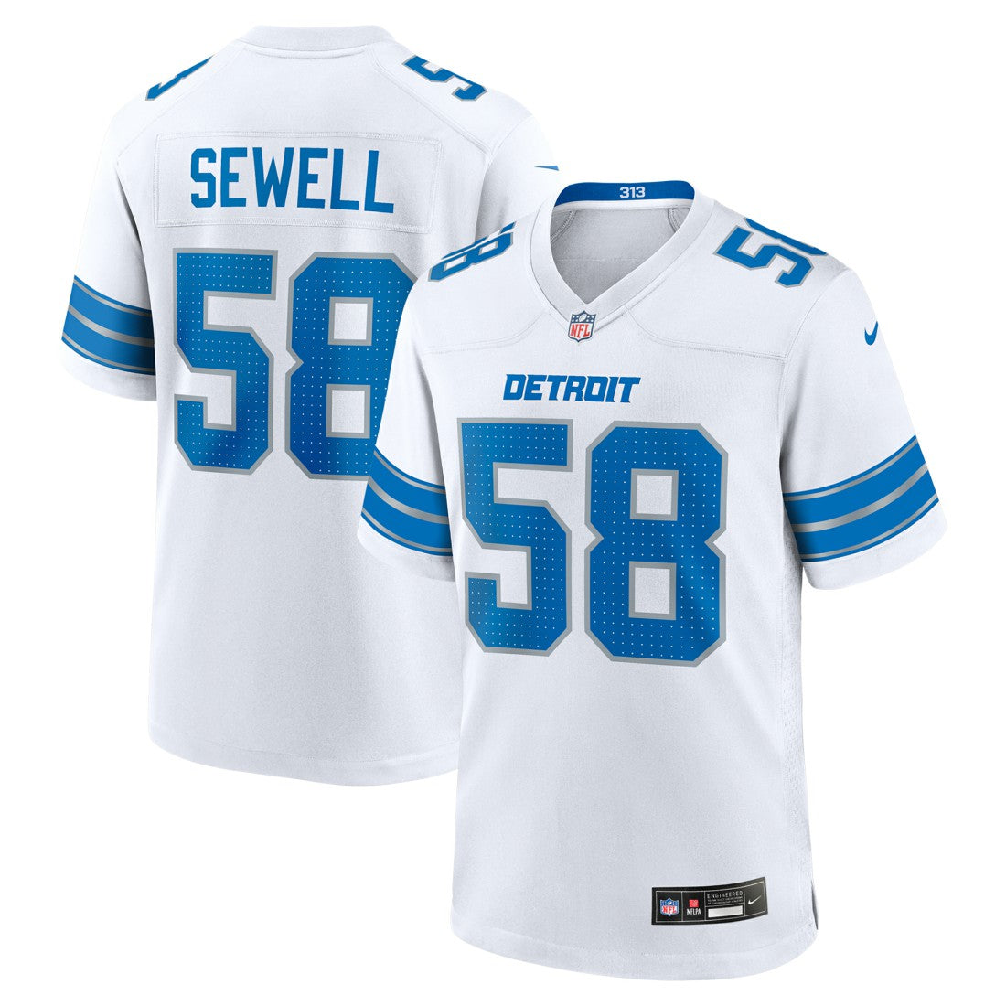 NFL Detroit Lions Penei Sewell  Game Jersey