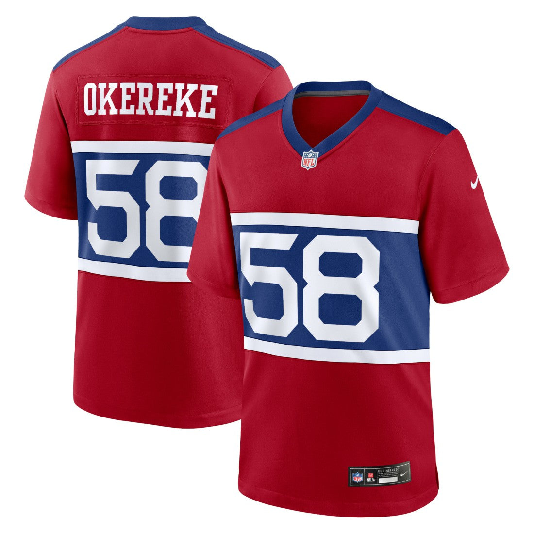 NFL New York Giants Bobby Okereke  Alternate Player Game Jersey