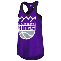 Sacramento Kings G-III 4Her by Carl Banks Women's Showdown Scoop-Neck Racerback Tank Top - Purple outlet
