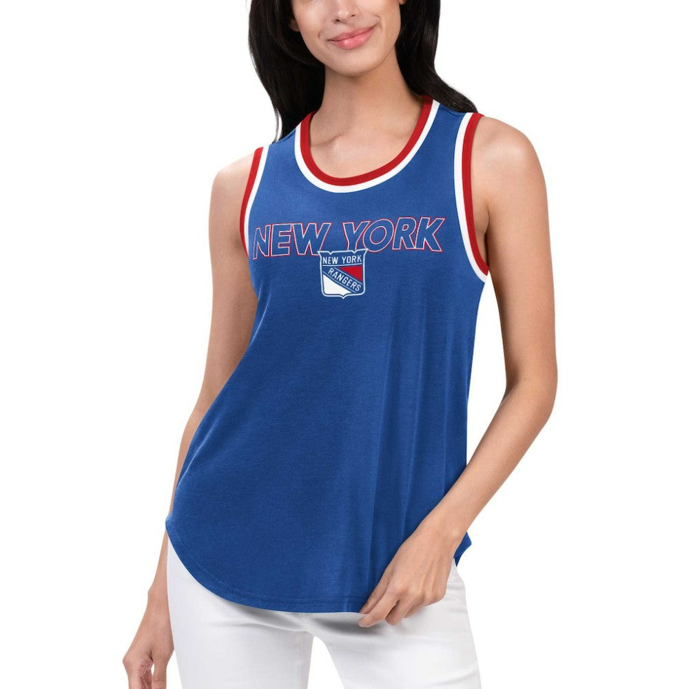 New York Rangers G-III 4Her by Carl Banks Women's Strategy Tank Top