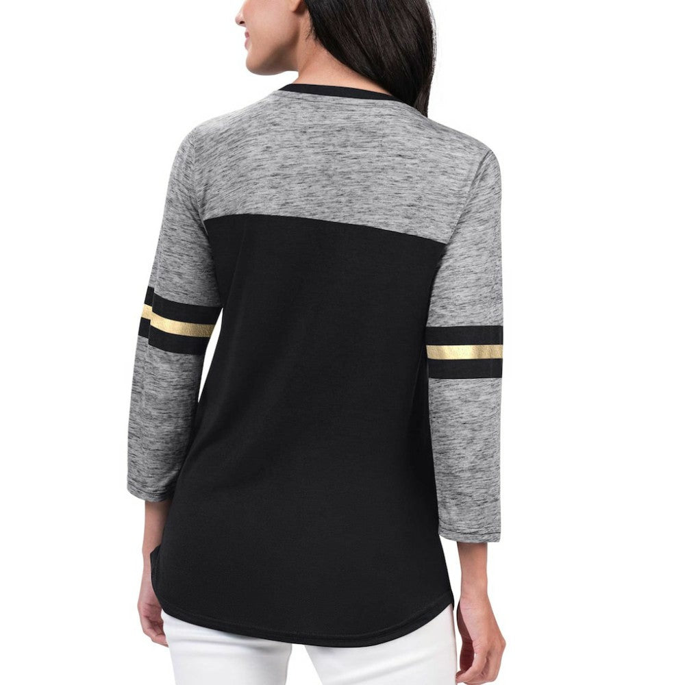 Vegas Golden Knights G-III 4Her by Carl Banks Women's Play The Game 3/4-Sleeve T-Shirt