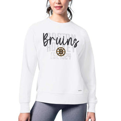 Boston Bruins MSX by Michael Strahan Women's Millie Raglan Pullover Sweatshirt
