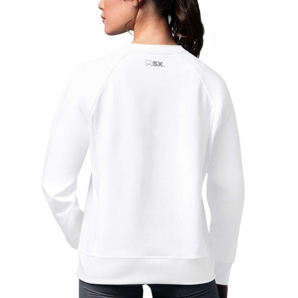 New Jersey Devils MSX by Michael Strahan Women's Millie Raglan Pullover Sweatshirt