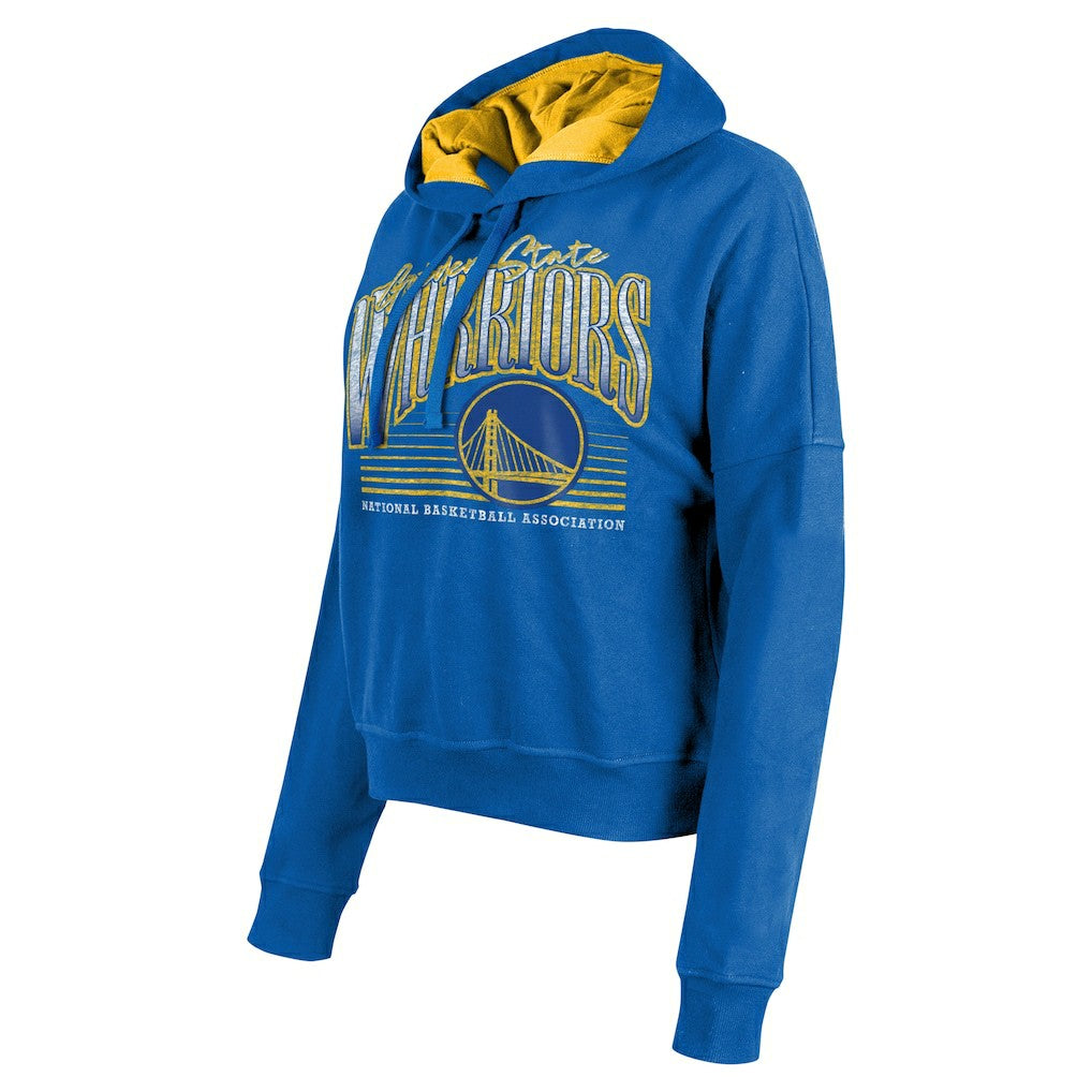 Golden State Warriors Women's Boxy Pullover Hoodie sale - Royal | New Era shop