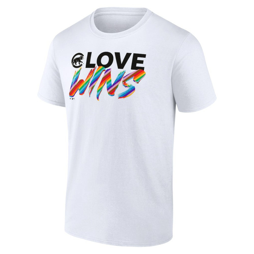 Chicago Cubs Love Wins T-Shirt - White