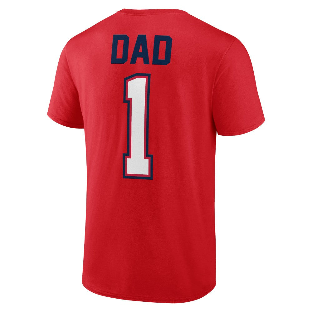 Los Angeles Angels Father's Day #1 Dad T-Shirt - Red